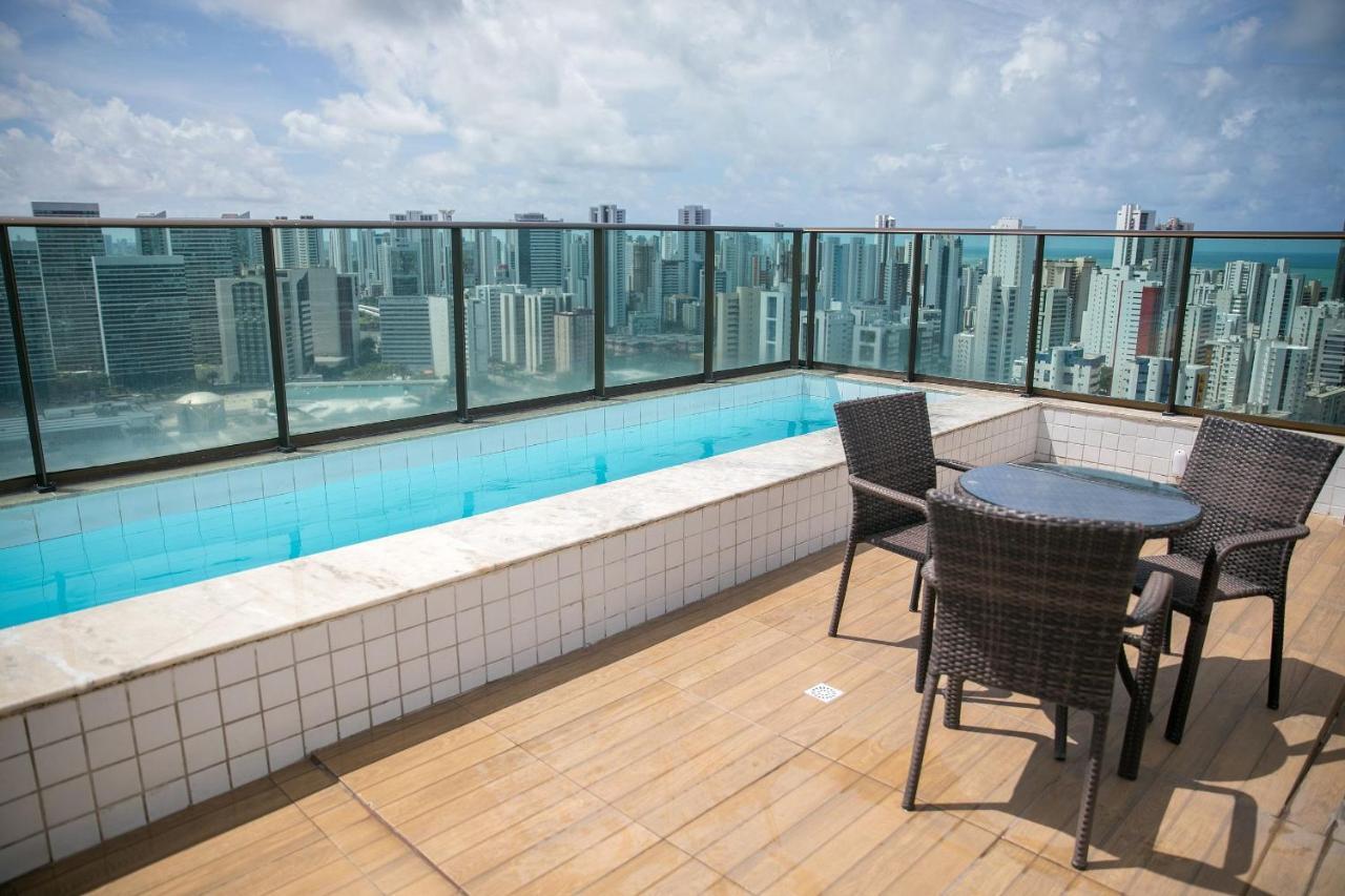 Flat Localizado A 200M Shopping Recife, Bem Perto Da Praia De Boa Viagem E Com Wi-Fi 400Mbps Bagian luar foto