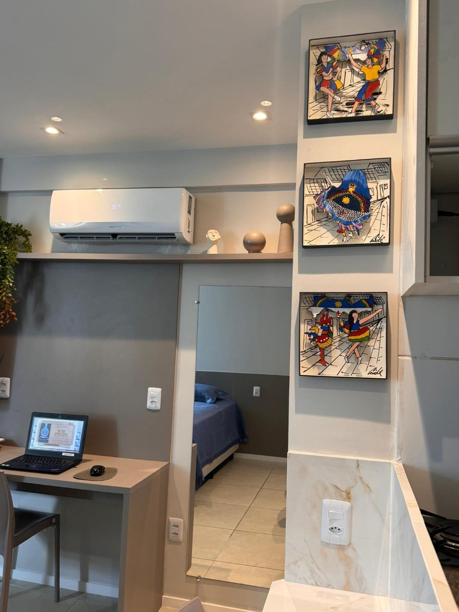 Flat Localizado A 200M Shopping Recife, Bem Perto Da Praia De Boa Viagem E Com Wi-Fi 400Mbps Bagian luar foto